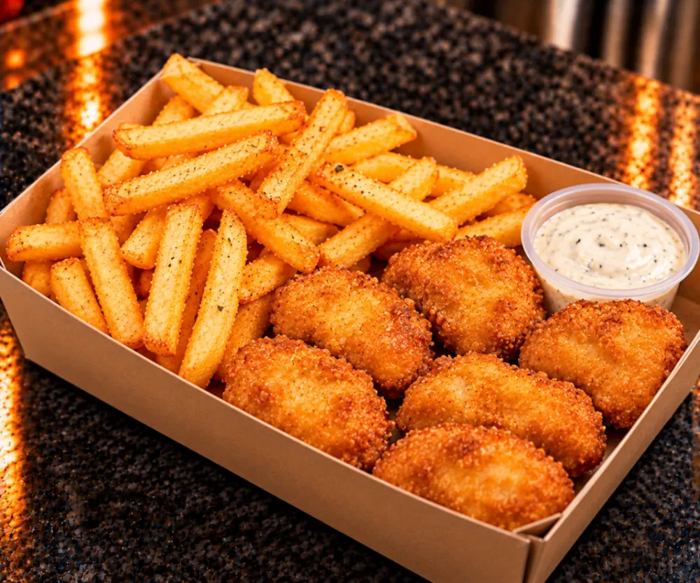 6 Nuggets + frites