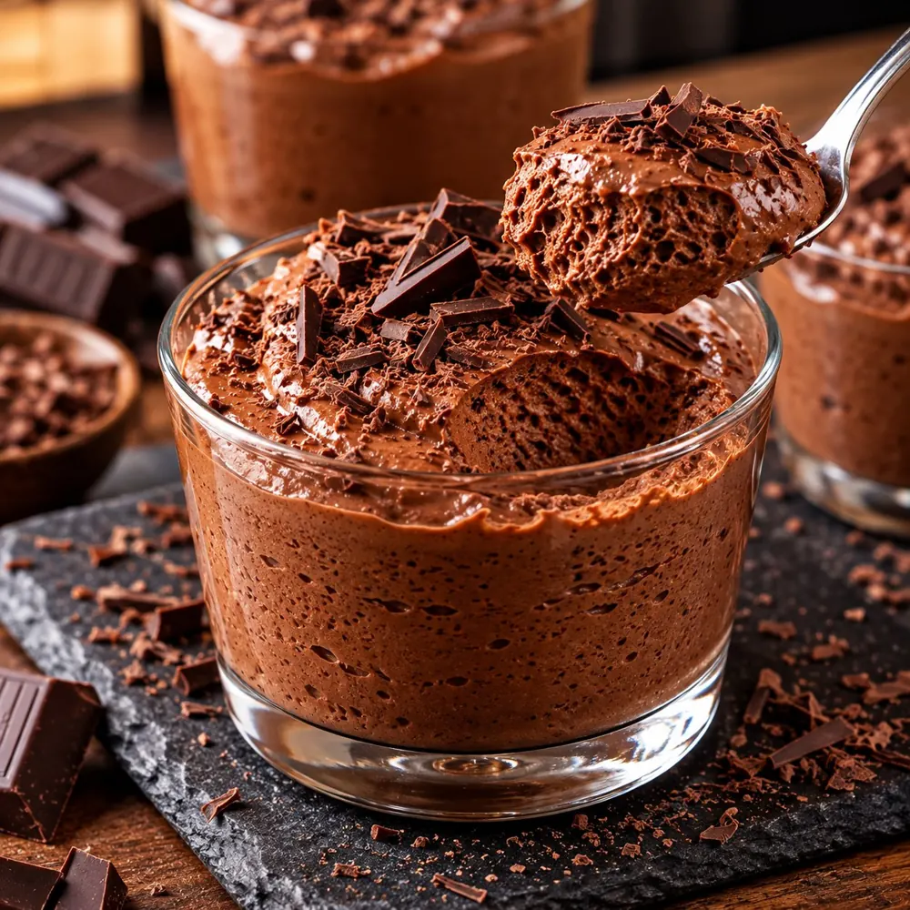 Mousse au chocolat maison