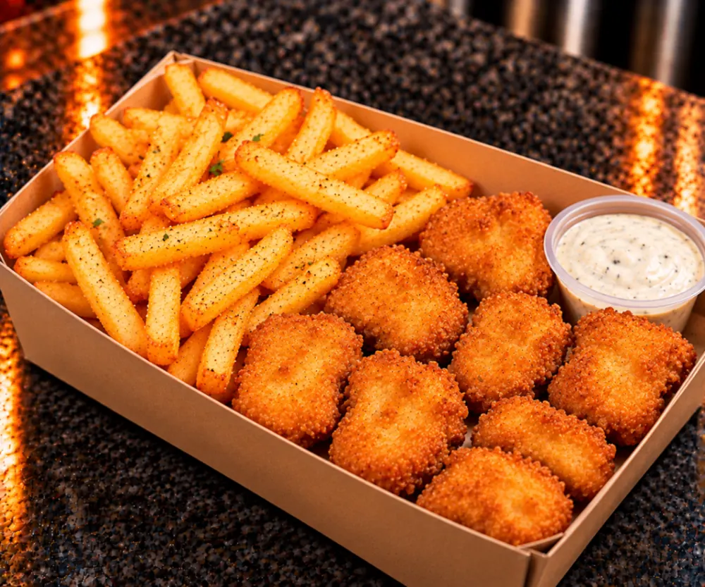 8 Nuggets + frites