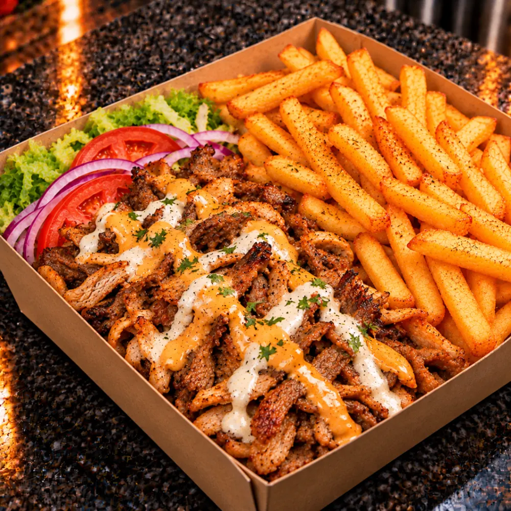 Moyenne viande + frites